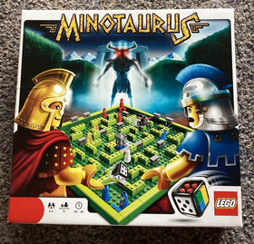 LEGO MINOTAURUS 3841 Buildable Board Game 100% Complete A