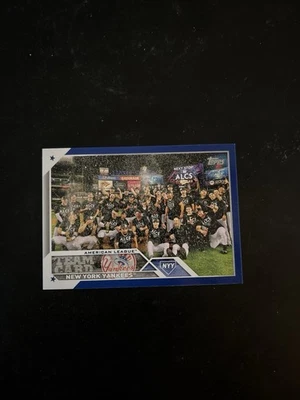New York Yankees Blue Parallel 2023 Topps Series 2 Baseball Team Card #516 NY - Image 1 of 3