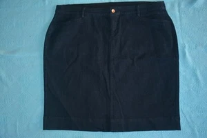 AUTOGRAPH Stretch BLUE DENIM Skirt Size 22 NEW Season Essentials Comfy Waistband - Foto 1 di 1