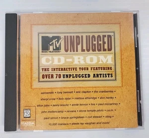 MTV Unplugged CD-ROM Interactive Tour Featuring 70 Artists - Rare - 1995 Vintage - Picture 1 of 23