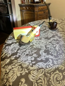 Vintage Huntsman Tanganyika Meerschaum Block Pipe New Box Paperwork Amboseli - Picture 1 of 15