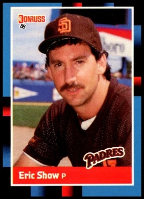1988 Eric Show Donruss Baseball #387c San Diego Padres - Image 1 of 2