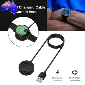 USB Charging Data Cable Power Charger Wire for Garmin Venu 2 Venu 2S Fenix 5 - Photo 1 sur 8