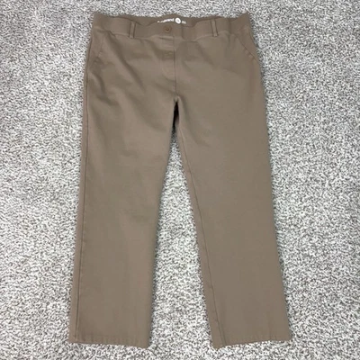 Betabrand брюки женщин 2XL желтовато-коричневый хаки платье брюки йога брюки эластичной офис работы - Изображение 1 из 4