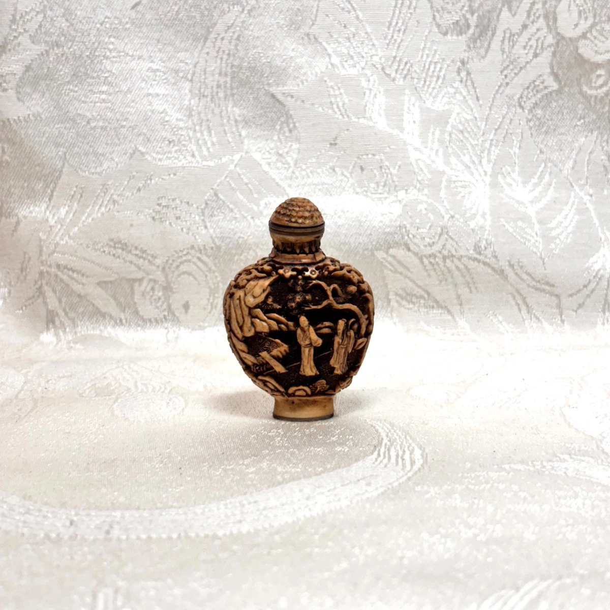 象牙古董中国鼻烟壶| eBay