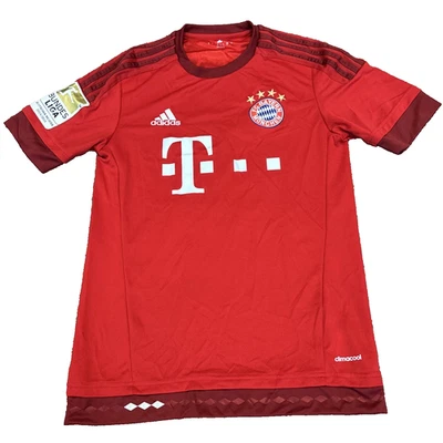 Lewandowski #9 Bayern Munchen 2014 2015 Adidas Home Munich BUNDES LIGA Pequeno - Imagem 1 de 4