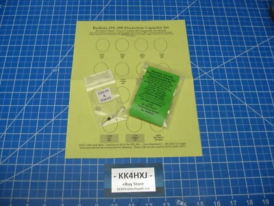 Realistic DX-200 Capacitor Repair/rE-Cap Kit - Multiple Options available - Image 1 of 4