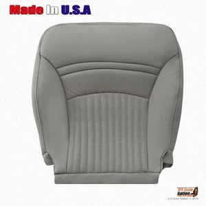 Cubierta inferior de asiento de cuero perforado 1997-2004 Chevy Corvette deportivo gris - Imagen 1 de 10