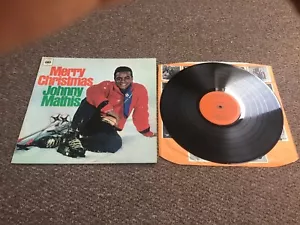 Johnny Mathis-Merry Christmas 1966 CBS LP UK Press - Picture 1 of 15