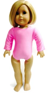 Doll Clothes 18" Pink Leotard Gymnastic Fits American Girl Dolls - Picture 1 of 3