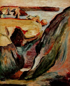 Henri Matisse - Rochers a Belle Île (1896) - 17" x 22" Fine Art Print - Picture 1 of 1