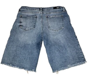 Kut From The Kloth Sophie Bermuda High Rise Jeansshorts Raw Hem Cut Off Gr. 6 - Bild 1 von 10