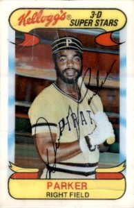 1978 Kellogg's 3D Super Stars Baseball Dave Parker Pittsburgh Pirates #52