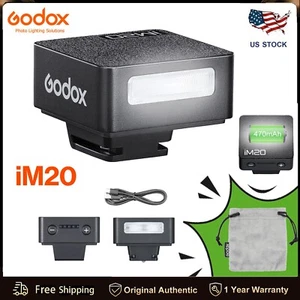 GODOX iM20 Mini Flash for Sony zve10,zv1,a7iii/Ricoh gr3,gr3x/Fujifilm f1 Nikon - Picture 1 of 9