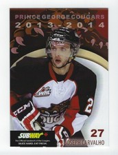 2013-14 Prince George Cougars (WHL) Joseph Carvalho