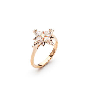 Swarovski Women's Symbolic Star Motif 5494346 White Crystal Ring