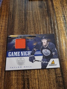 2011-12 Pinnacle Game Night Jersey Taylor Hall Edmonton Oilers Patch