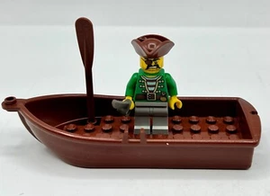Lego Pirates Pirate Gunner Minifigure pi147 From Set 70412 w/Sword & Row Boat - Picture 1 of 10