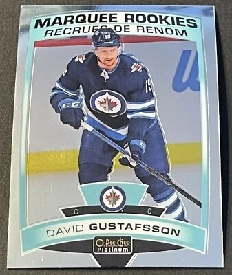 2019-20 O-Pee-Chee Platinum Marquee Rookies RC David Gustafsson #157 Rookie - Image 1 of 2