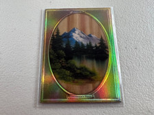 Cardsmiths Bob Ross Fisherman’s Trail #20 Card Foil Holo Frame Card Framed Artis