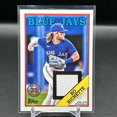 Bo Bichette 2023 Topps Series 1 One Baseball 1988 Relic Card #88R-BBI KL - Image 1 of 2