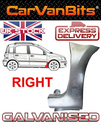 FOR FIAT PANDA 03-12 BEHIND FRONT WHEEL ARCH WING FENDER REPAIR BODY PANEL RIGHT - Image 1 of 4