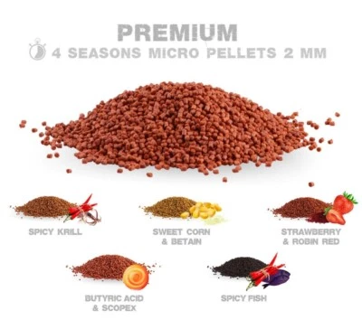Method Feeder Micro Pellets 2mm 700g Pellet Futter Grundfutter für Karpfen & Co. - Bild 1 von 4