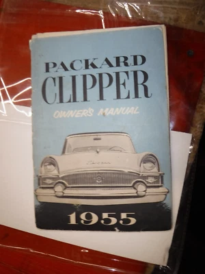 Packard Clipper 1955 original manual del propietario de fábrica dañado Foto 1 de 4