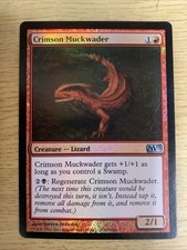 Crimson Muckwader FOIL Magic 2013 / M13 NM Red Uncommon Never Played