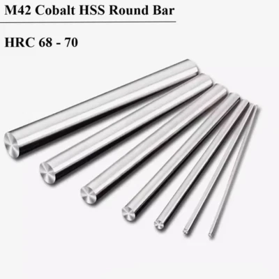 GOO BETTTER M42 Cobalt HSS Round Bar, High Speed Steel Rod, DIY Metal Tools HRC 68 - 70