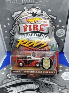 Hot Wheels Fire Department Rods Pittsfield Ma Fire Dept. Anglia Panel - Picture 1 of 5