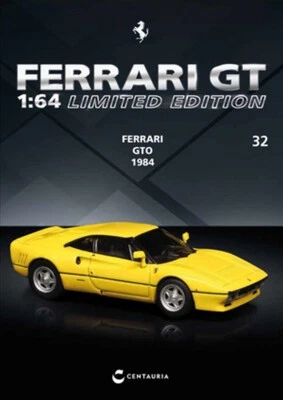 NEW IXO 1:64 FERRARI GTO - 1984 +BOX +Magazine - Immagine 1 di 3