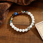 Turquoises Beads Bracelet Women Natural Lava Stone Buddha Charm Men Yoga Jewelry
