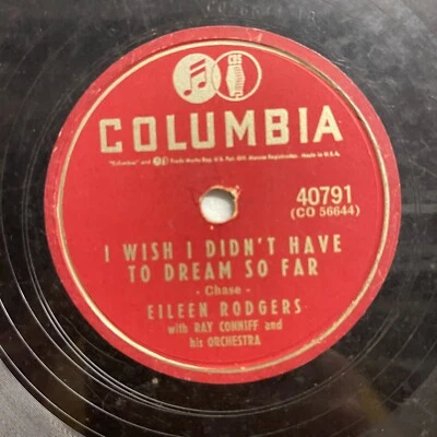 Eileen Rodgers With Ray Conniff ‎– I Wish I Didn't Have To Dream So Far - Image 1 of 2