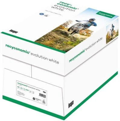 INAPA DEUTSCHLAND inapa Recycling-Papier, Druckerpapier Recyconomic evolution white, 80 g/m ², A4,