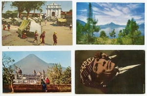 Cartolina d'epoca anni 20 Guatemala lotto di 4 scene varie foto chichicastenango - Foto 1 di 6