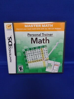 Personal Trainer Math (Nintendo DS, 2009) Gently Used w Manual  - Image 1 of 4