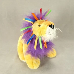 GANZ Webkinz Colorful Ribbon Lion Plush Stuffed Animal With No Code - Picture 1 of 12
