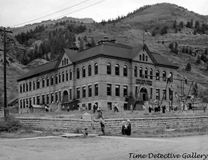 School, Telluride, Colorado 1940 - Vintage Photo Print - Picture 1 of 1