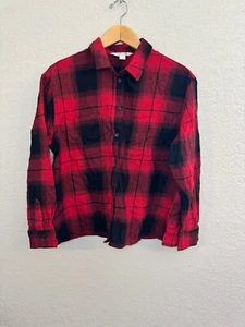 Old Navy kariertes Hemd Größe L Damen Button Down Hemd Boyfriend Style - Bild 1 von 6