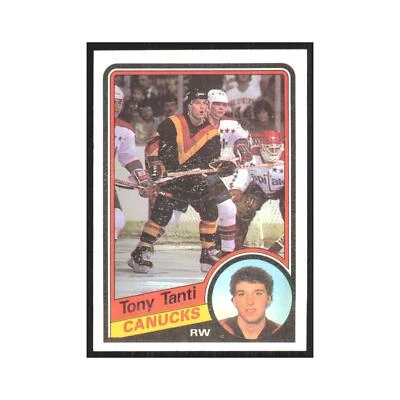 1984 Topps Tony Tanti Vancouver Canucks #141 - Image 1 of 3