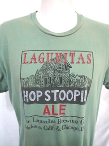 Lagunitas Hop Stoopid Ale Green T Shirt Men Sz XL - Picture 1 of 10