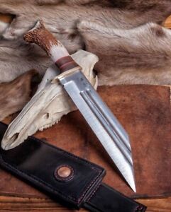Antique bowie knife for sale With Custom Made leather Sheath