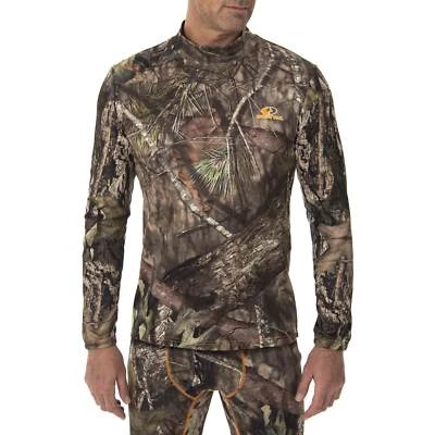 Mossy Oak Men’s Ultimate Camo Cold Gear Fitted Baselayer Size M (38-40)  --A14-- - Image 1 of 4