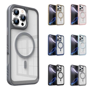 Stoßfeste Kamera Ständer Magnet Hülle für iPhone 16 Pro Max 15 14 Plus - Bild 1 von 23