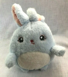 Blue Stuffed Rabbit Charcoal Bunny Plush Toy 10" - Picture 1 of 4