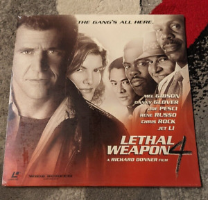 Lethal Weapon 4 Laserdisc Mel Gibson Danny Glover WS AC3 Brand New