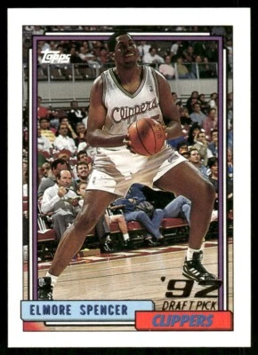 1992-93 Topps #300 Elmore Spencer RC - Image 1 of 2