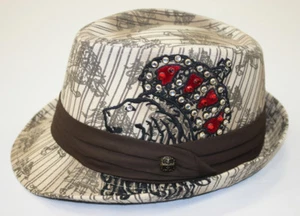Unisex Rebel Spirit Fedora Rhinestones Fashion Hat  - Picture 1 of 5