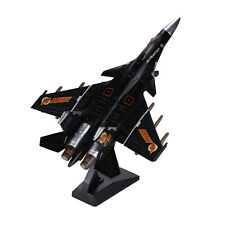 1/100 Fighter Aircraft J15 Jet Lights & Sounds Alloy Model W/ Display Stand